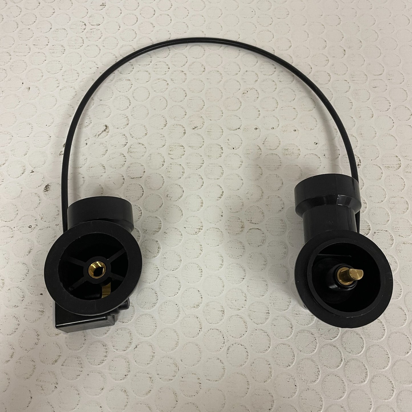 Signature Hardware ABS Cable Drain & Overflow Aged Brass Deep Alcove Tub