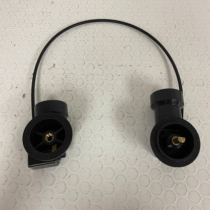 Signature Hardware ABS Cable Drain & Overflow Aged Brass Deep Alcove Tub