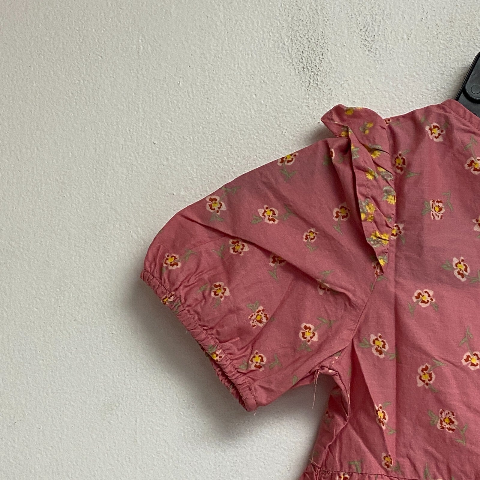 Okie Dokie Toddler Girls Short Balloon Sleeve A-line Dress Sz 4T Color: Bohemian