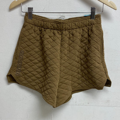 DSG Women 3"Favorite Fleece Quilted Boyfriend MidRise Short Cadet Brown DAW23412