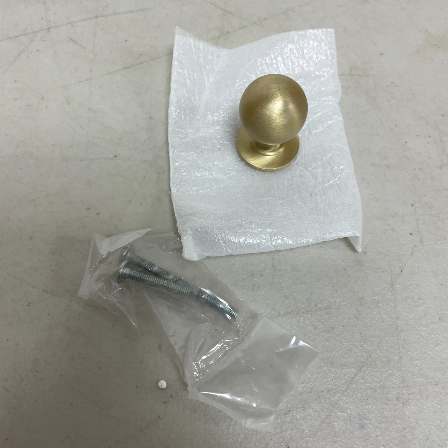 Signature Hardware Rodino 1″ Round Solid Brass Cabinet Knob Satin Brass ........