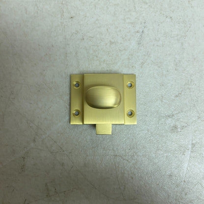 Pitkin Brass Cabinet Latches with Oval Knob SH553088SB