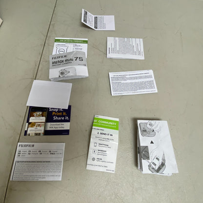 DigiPower Instant Camera Accessory Kit for Fujifilm instax mini 9 & 7s, White