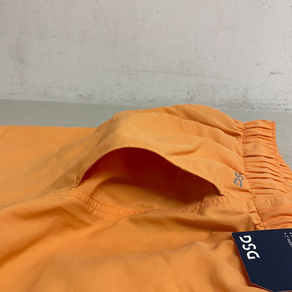 DSG Women's Notched Woven Shorts Light Orange DAW13108  BRAND NEW Solid