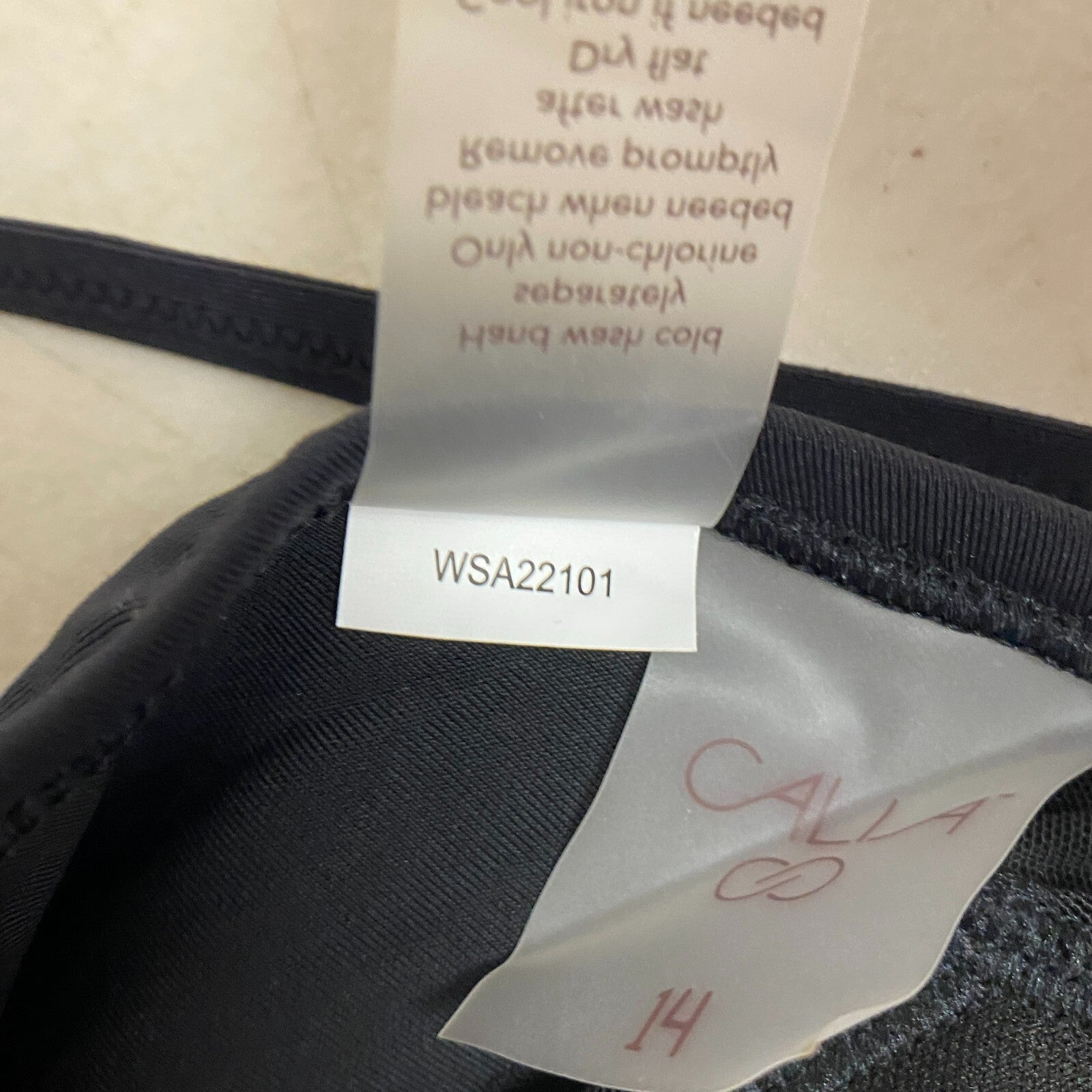 Calia Women's Tie Front One Piece Swim Suit Pure Black WSA22101