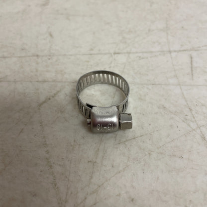 Dianrui K1-052-6-12 25‑Pack 13‑19mm ½‑¾″ 304 Stainless Worm Gear Hose Pipe Clamp