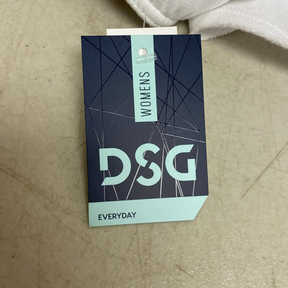 DSG Women's Oversized Fleece Shorts Pure White Solid Summer Stylish DAW11431