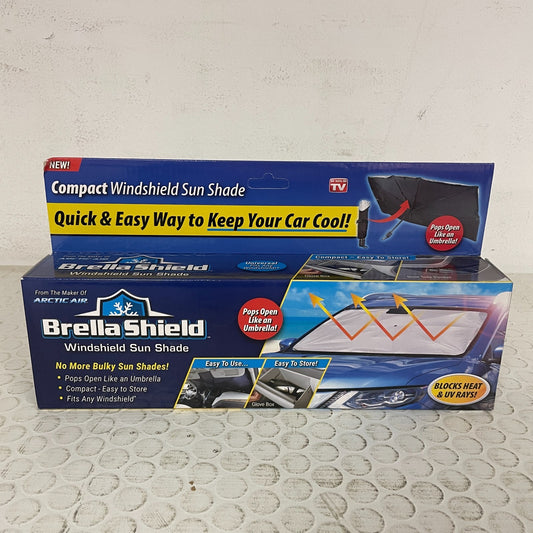 Ontel Brella Shield Car Windshield Sun Shade 31"x57" As Seen on TV