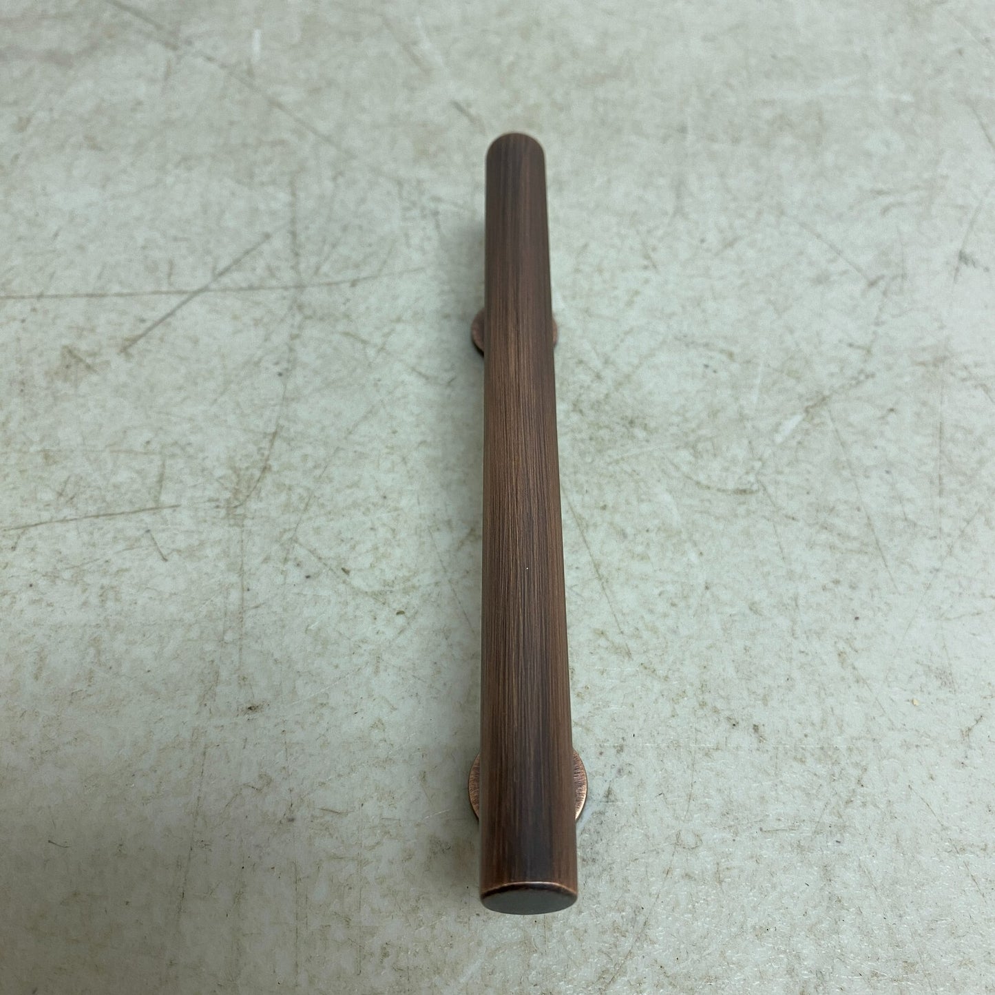Signature Hardware 6" DIEHL ADJUSTABLE ROUND BRASS DRAWER PULL- ANTIQUE COPPER