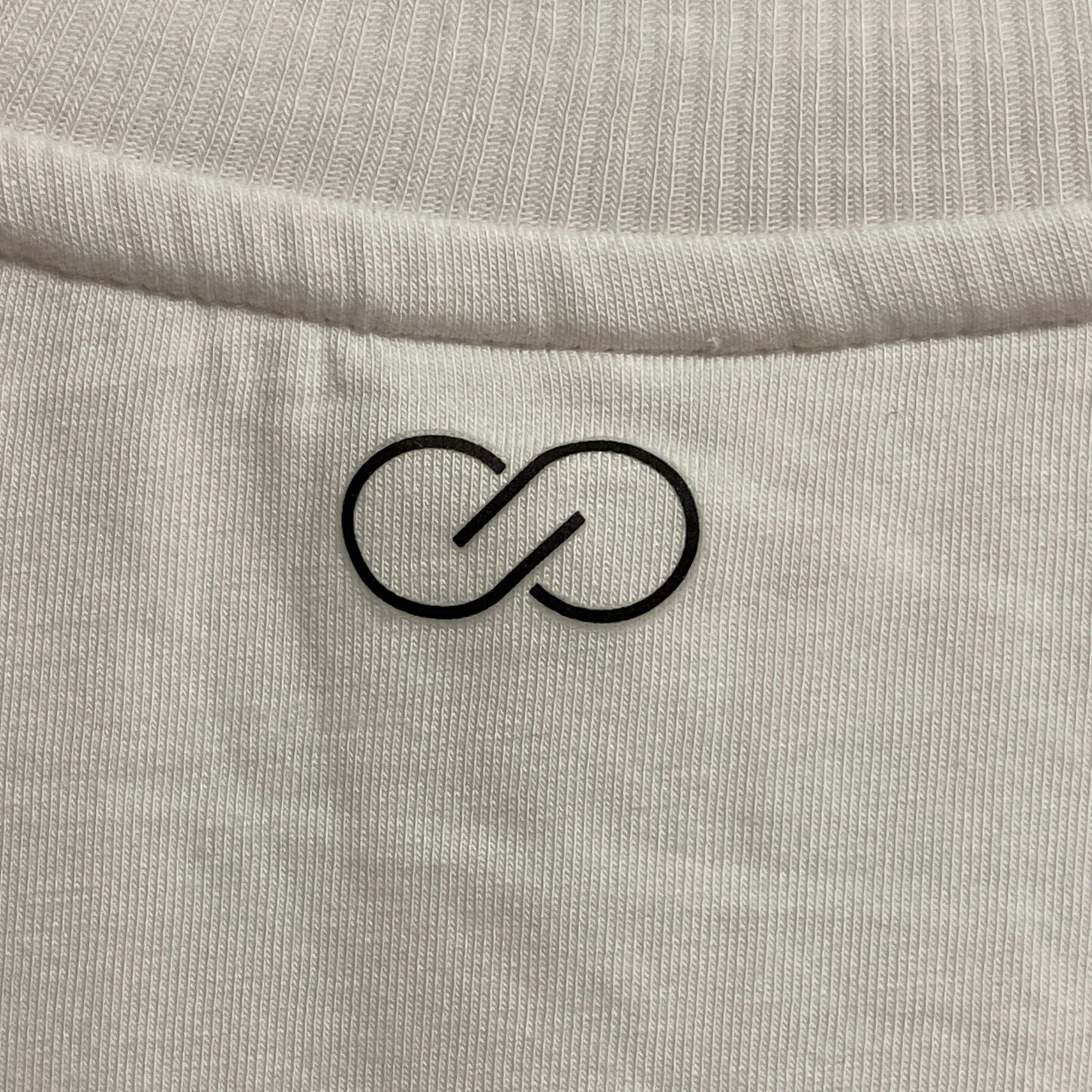 Calia Womens Everyday Twist Crop Tee Pure White Short Sleeve Solid WAX11216