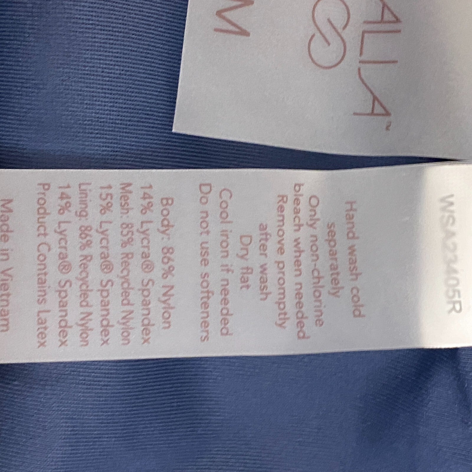 Calia Women's Bikini High Rise Bikini Rib Bottom Ardosia Slate WSA23405R New!