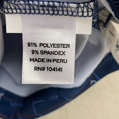 Walter Hagan Mens' P11 USA Road Trip Print Polo Road Trip Navy MGA11481