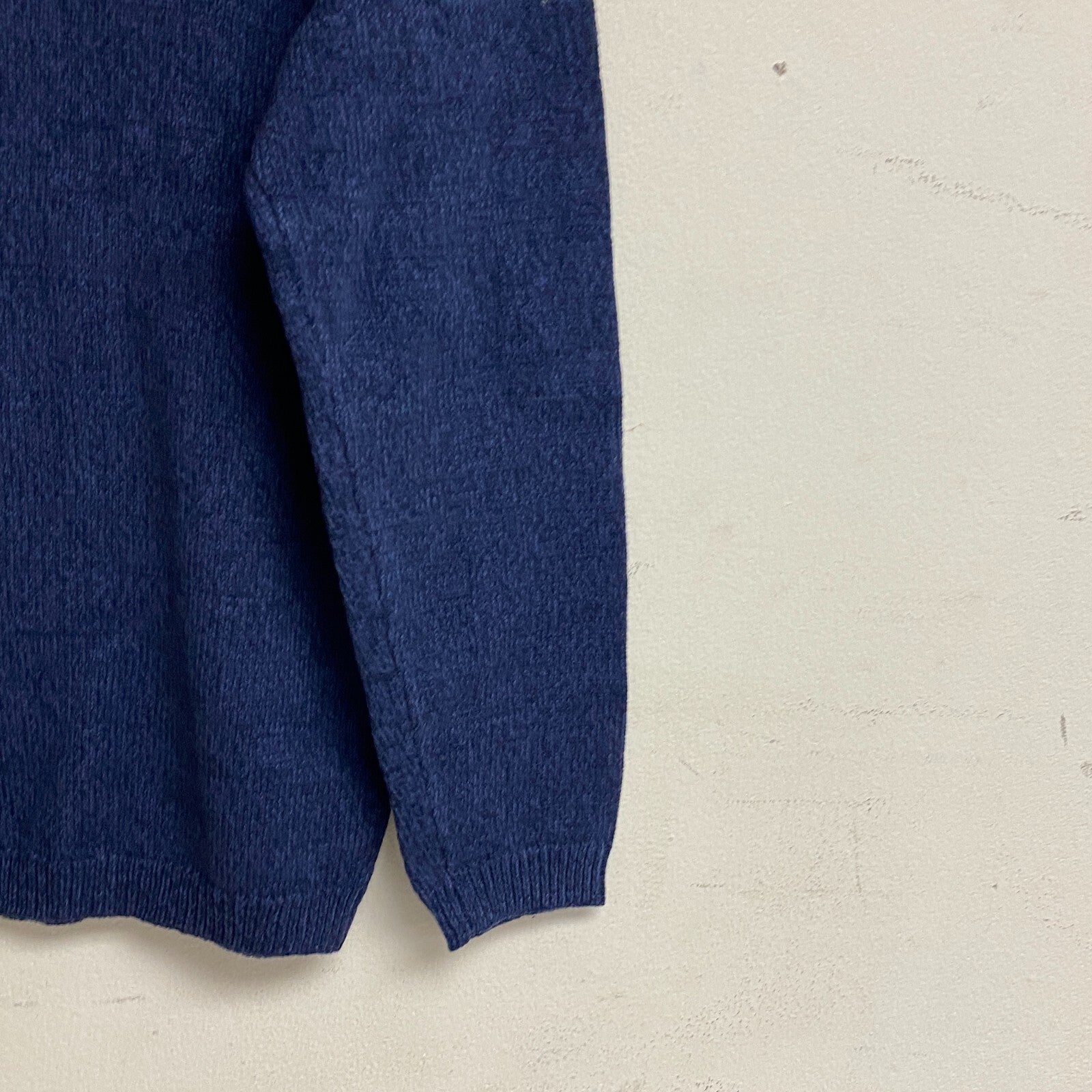 Alfred Dunner Women's Lake Placid Colorblock Crewneck Sweater Szie PM Color Navy