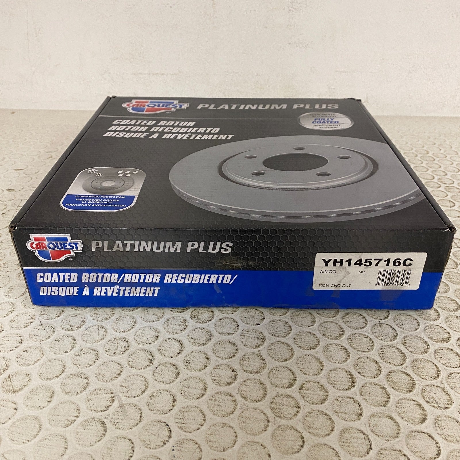 Carquest Wearever Rear Brake Rotor YH145716C for Nissan Frontier Painted