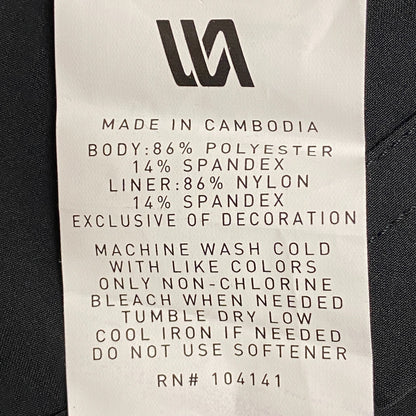 VRST Men's 7" Training Relaxed Fit All-In Short Pure Black MAX100430 Brand New