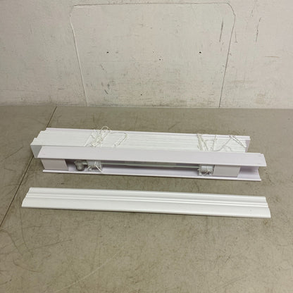 Allen+Roth 2in Room Darkening Cordless Faux Wood Blind White 23in X 42in