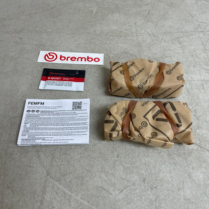Brembo P86029N Premium Ceramic Rear Disc Brake Pad Set Low Dust
