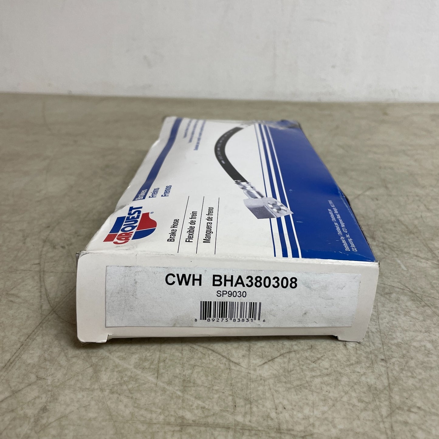 Carquest BHA380308 Brake Hose 14.75" Female to Banjo Hydraulic Line