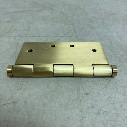 Signature Hardware 4" Solid Brass Mortise Door Hinge - Satin Brass