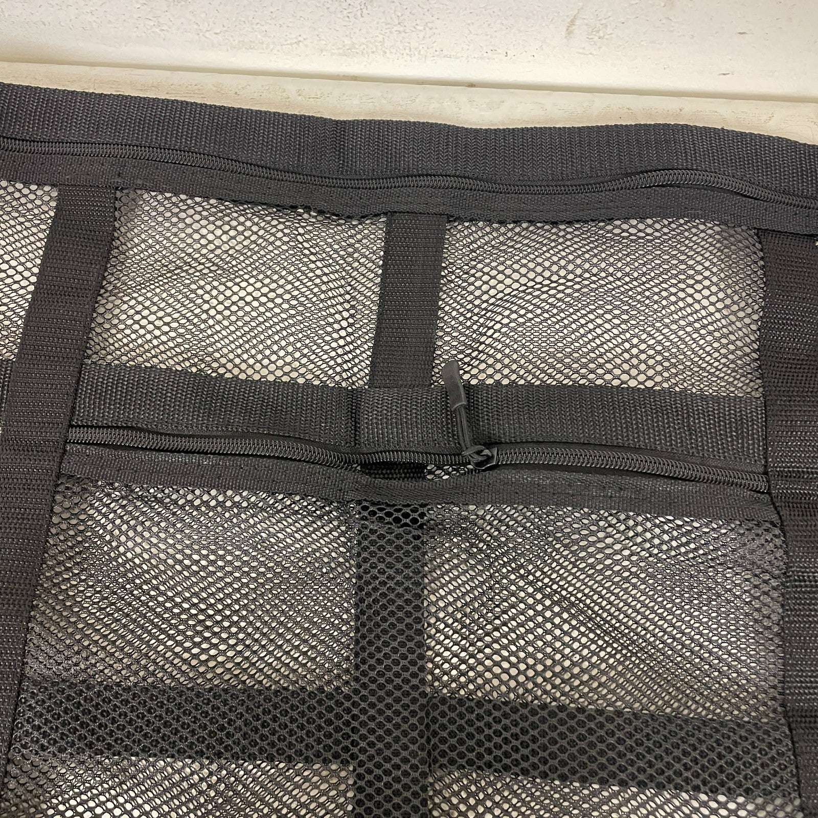 SUV Car Ceiling Cargo Net Double-Layer Mesh Roof Storage Organizer 35.4"x23.6"