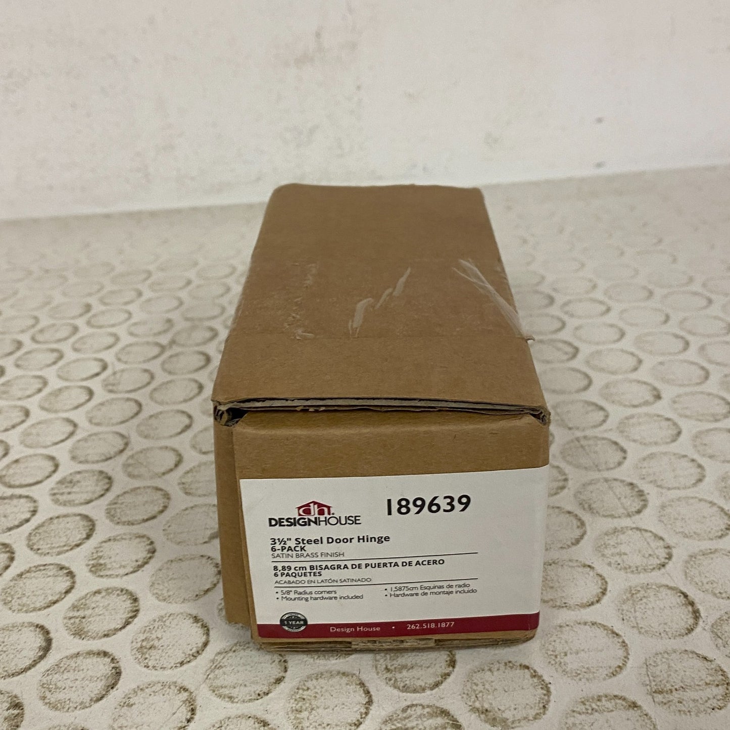 Design House Stainless Steel Door Hinge 3½″ 189639