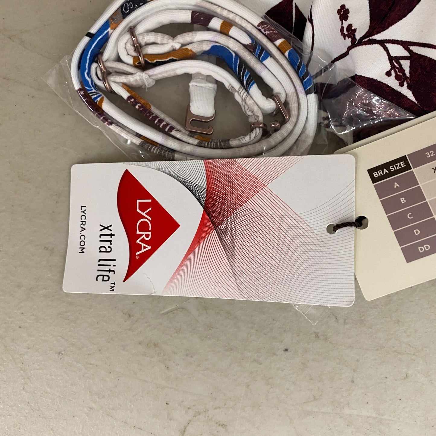 Calia Women's Bikini Top Bandeau Tankini Island Botanical Multi WSA23304PRT