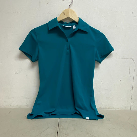 Lady Hagen Women's Pique Short Sleeve Polo Rich Turquoise WGH11401F22 New