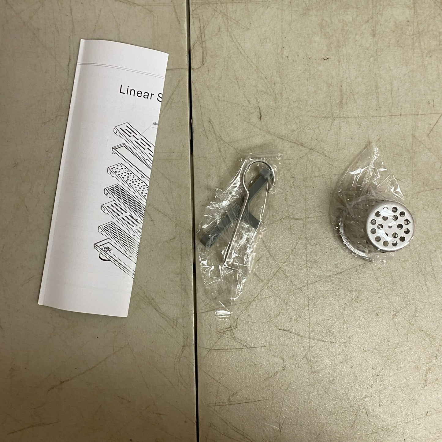 Signature Hardware 60" Cohen Linear Tile-In Shower Drain - Brushed Stainless,,,