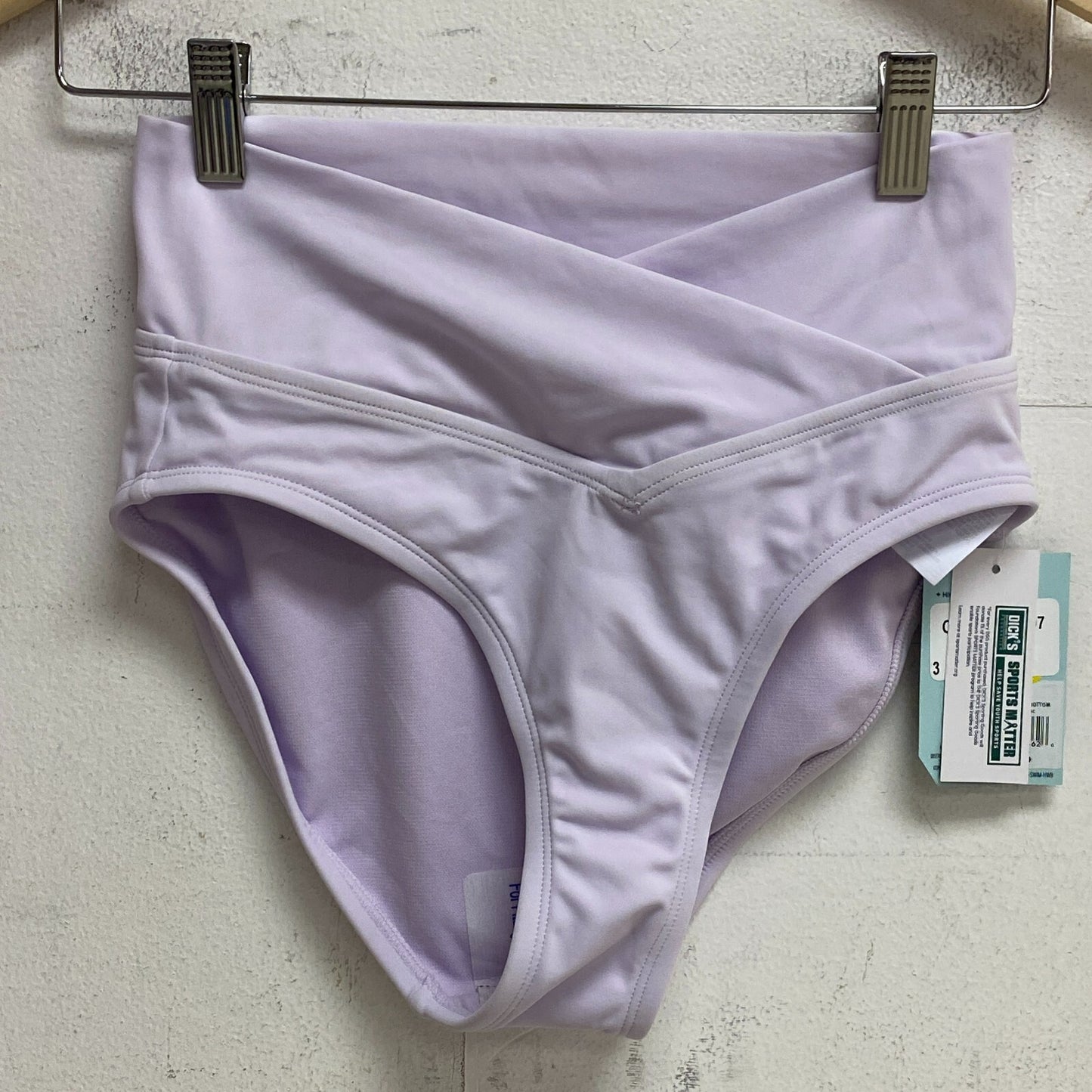 DSG Womens Wos V High Waist Bottom Bloomin Lilac Swim Solid Stylish DSW2804Z