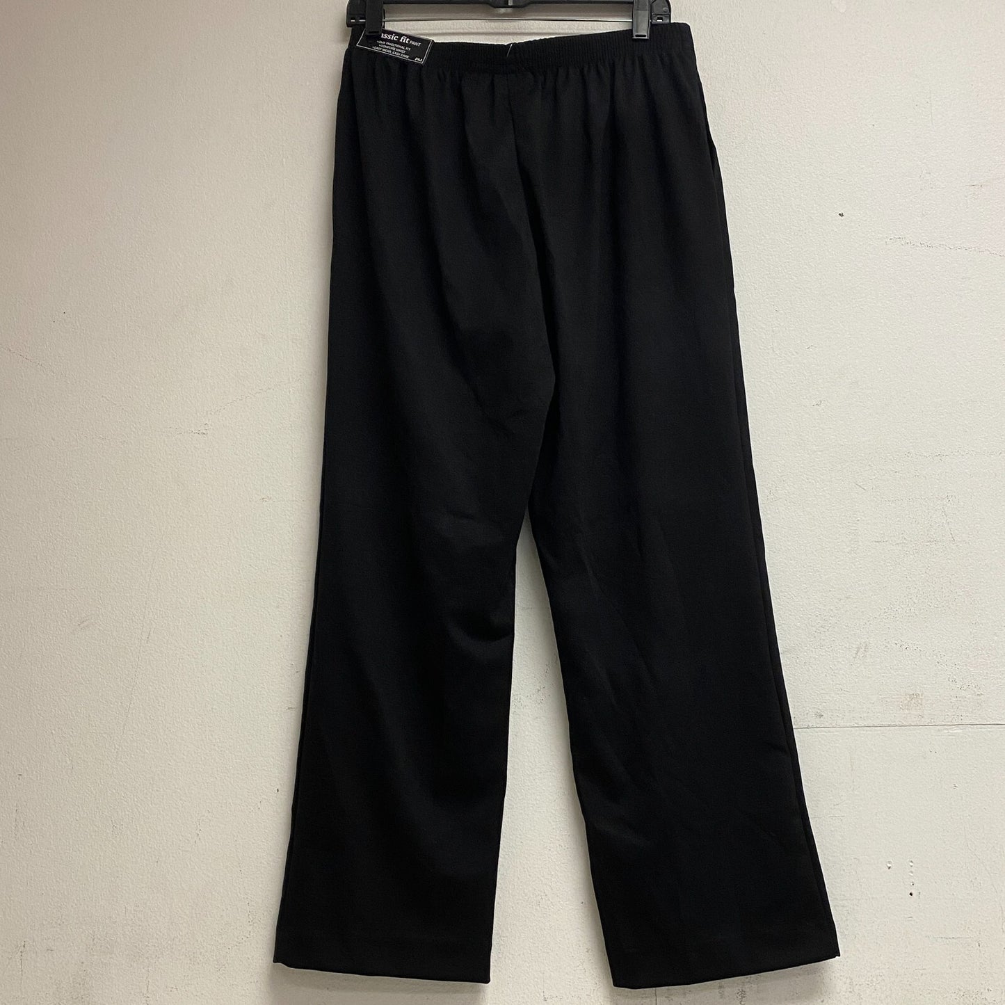 Alfred Dunner Classic Fit Women's Pant Comfort Waist Size PM Color Black