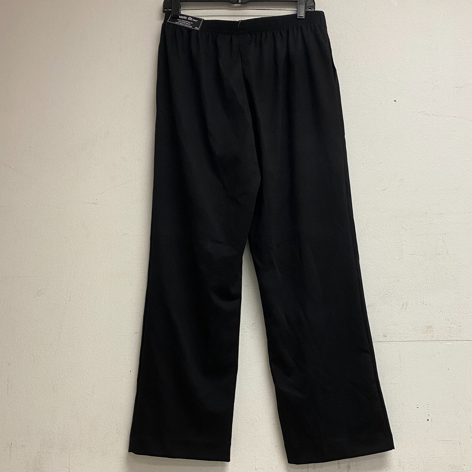 Alfred Dunner Classic Fit Women's Pant Comfort Waist Size PM Color Black