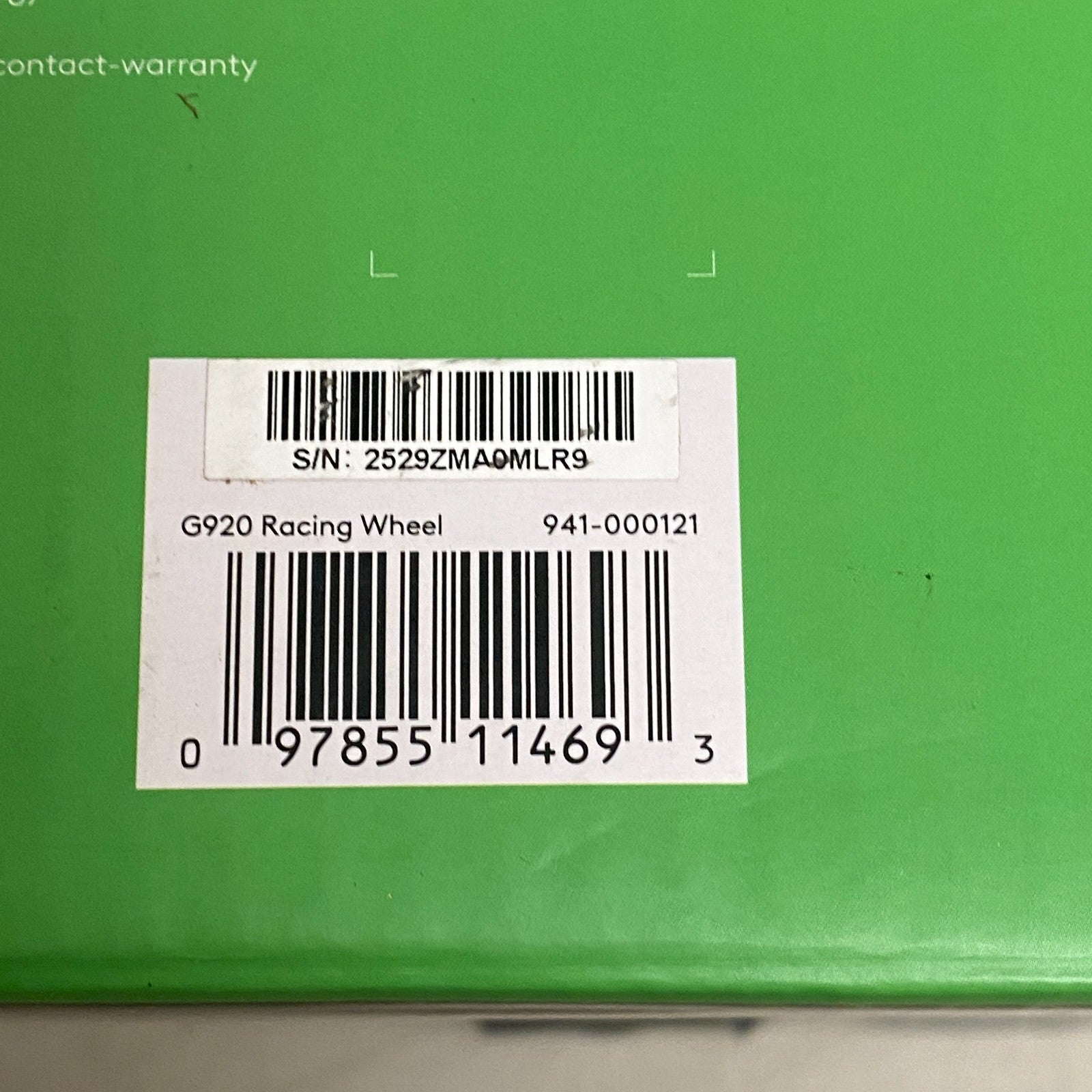 Logitech G920 Driving Force Racing Wheel & Pedals for Xbox Series X|S, Xbox New