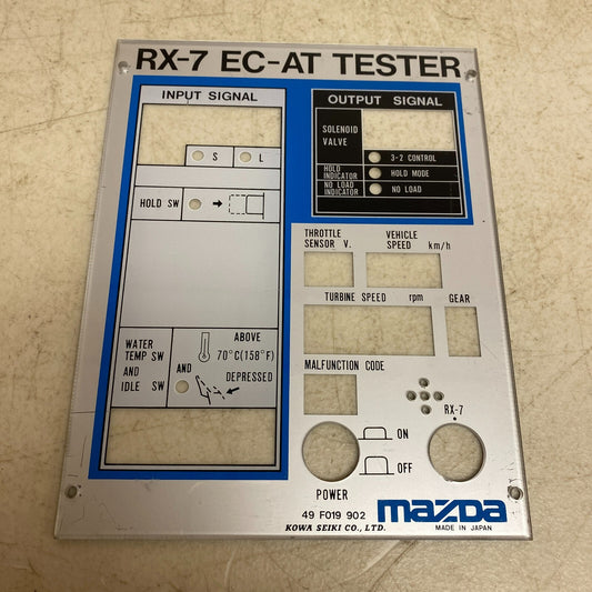 Mazda RX-7 EC-AT Tester Cover 49 F019 902