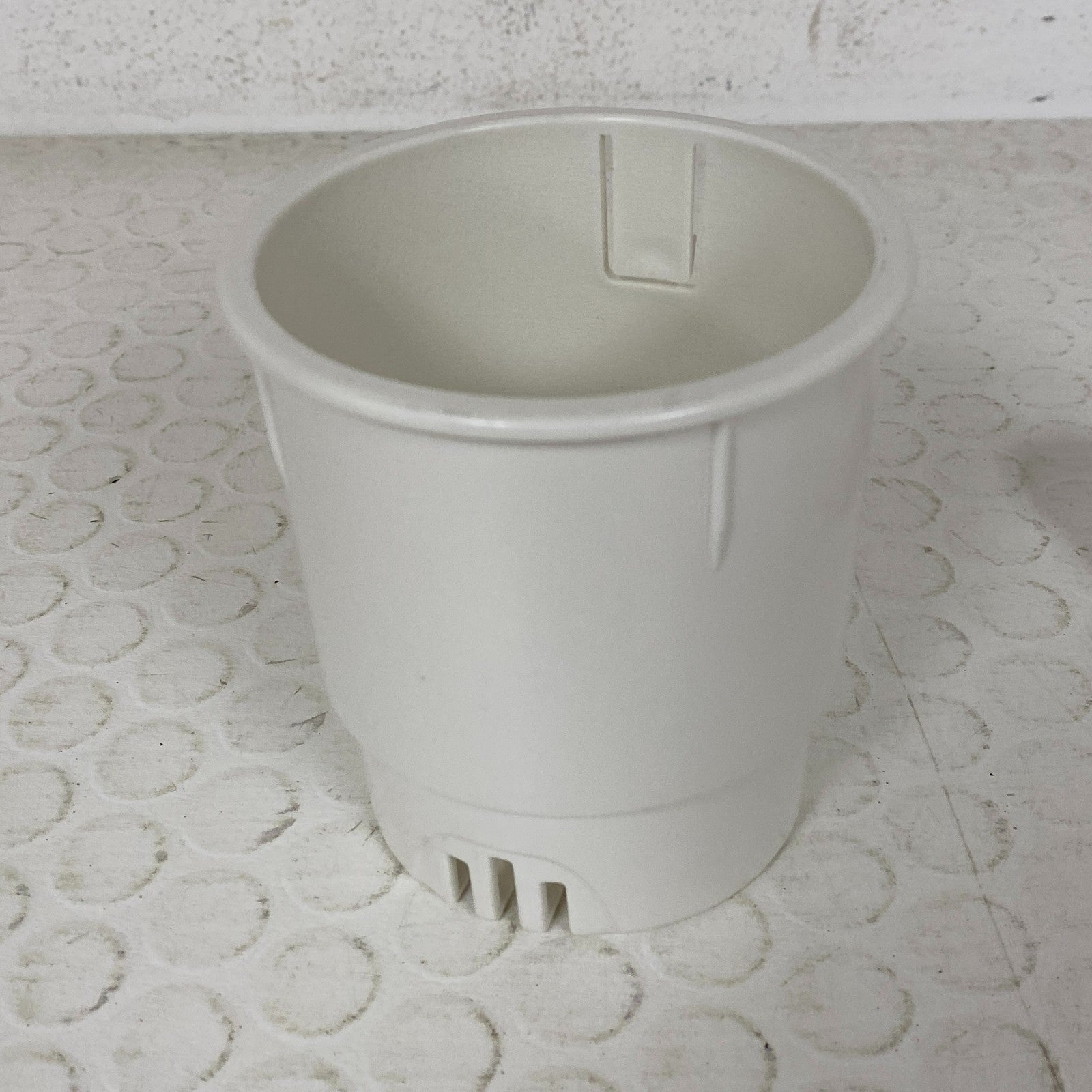 Camco 53083 Clamp-Mounted Large Cup Holder Fits 2 Inch Rails White