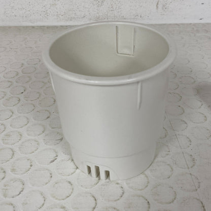 Camco 53083 Clamp-Mounted Large Cup Holder Fits 2 Inch Rails White