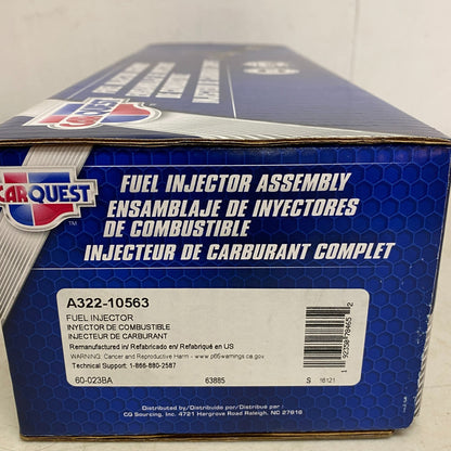 CARQUEST Reman Fuel Injector OE Spec Model A322‑10563