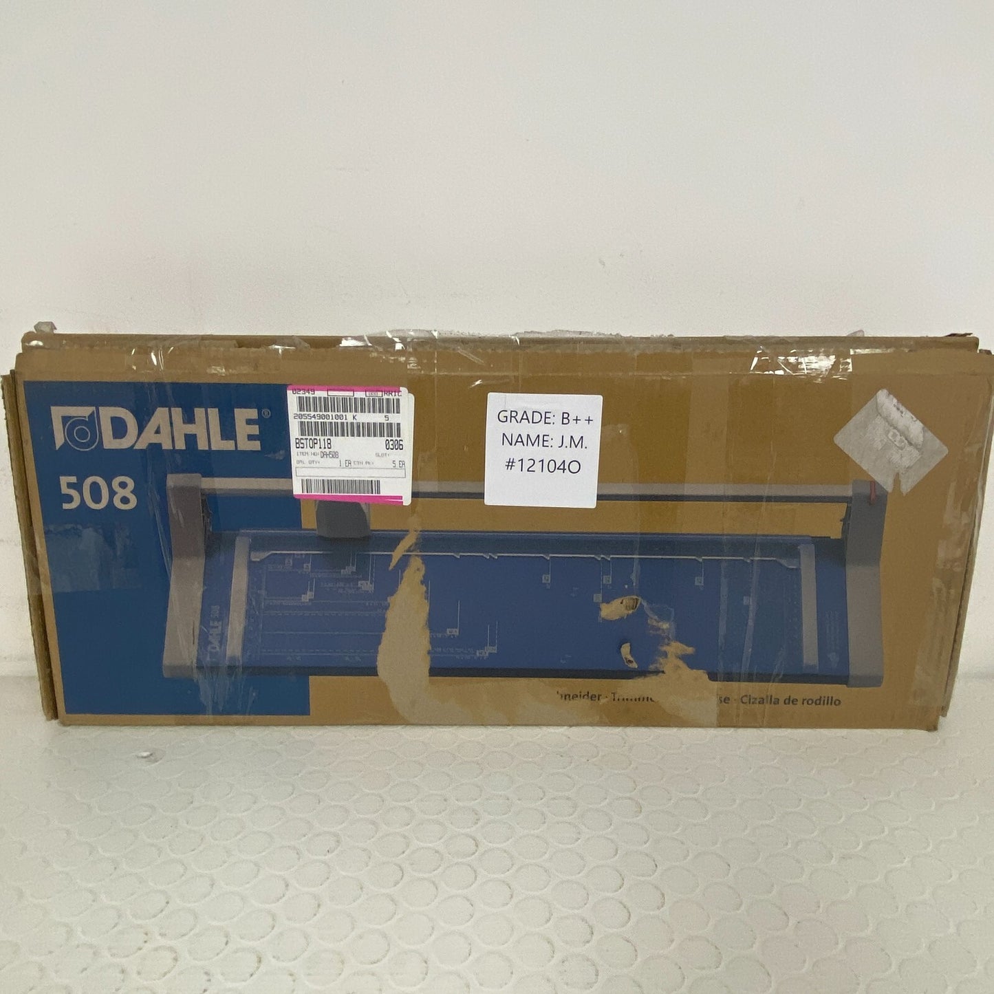 Dahle 508 Personal Rotary Trimmer 18″ Cut Length Self-Sharpening Auto Clamp