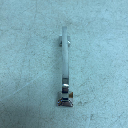 Signature Hardware 4'' Klein Solid Brass Cabinet Pull - Polished Nickel