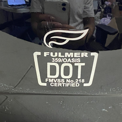 Fulmer 359 Motorcycle Helmet No Face Coverage Size Extra Large Color Mono Black