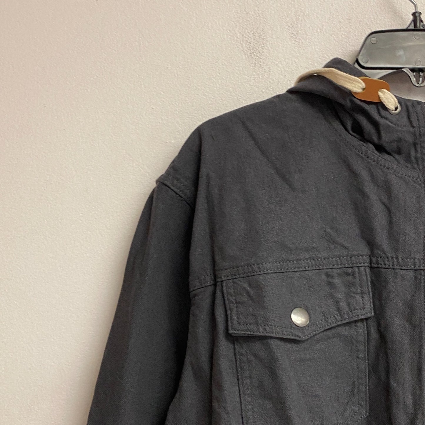 Mutual Weave Men's mid-weight Shirt Jacket Size XXL Color Black Iron Marl