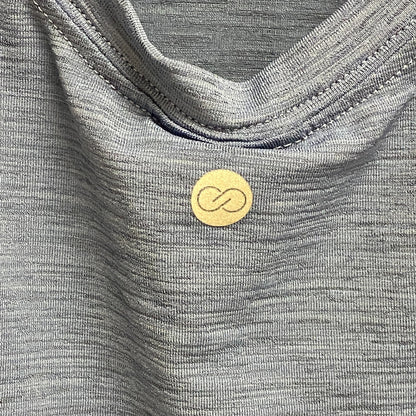 CALIA WOMEN'S Trapeze Performance Scoop Neck Tank Blue Jean WAX11268 New