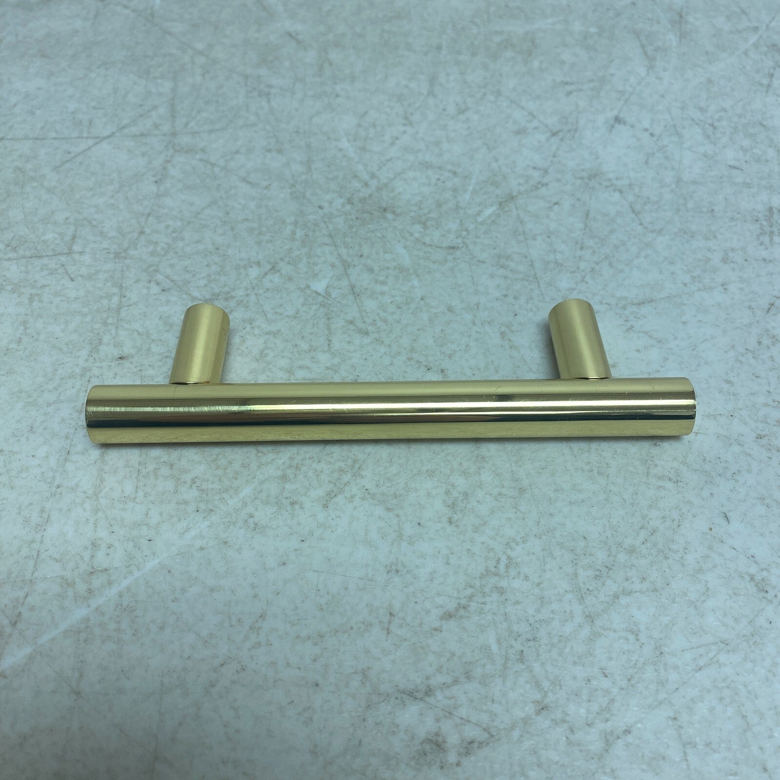 Signature Hardware 3-3/4" Avignon Solid Brass Cabinet Pull - Satin Brass