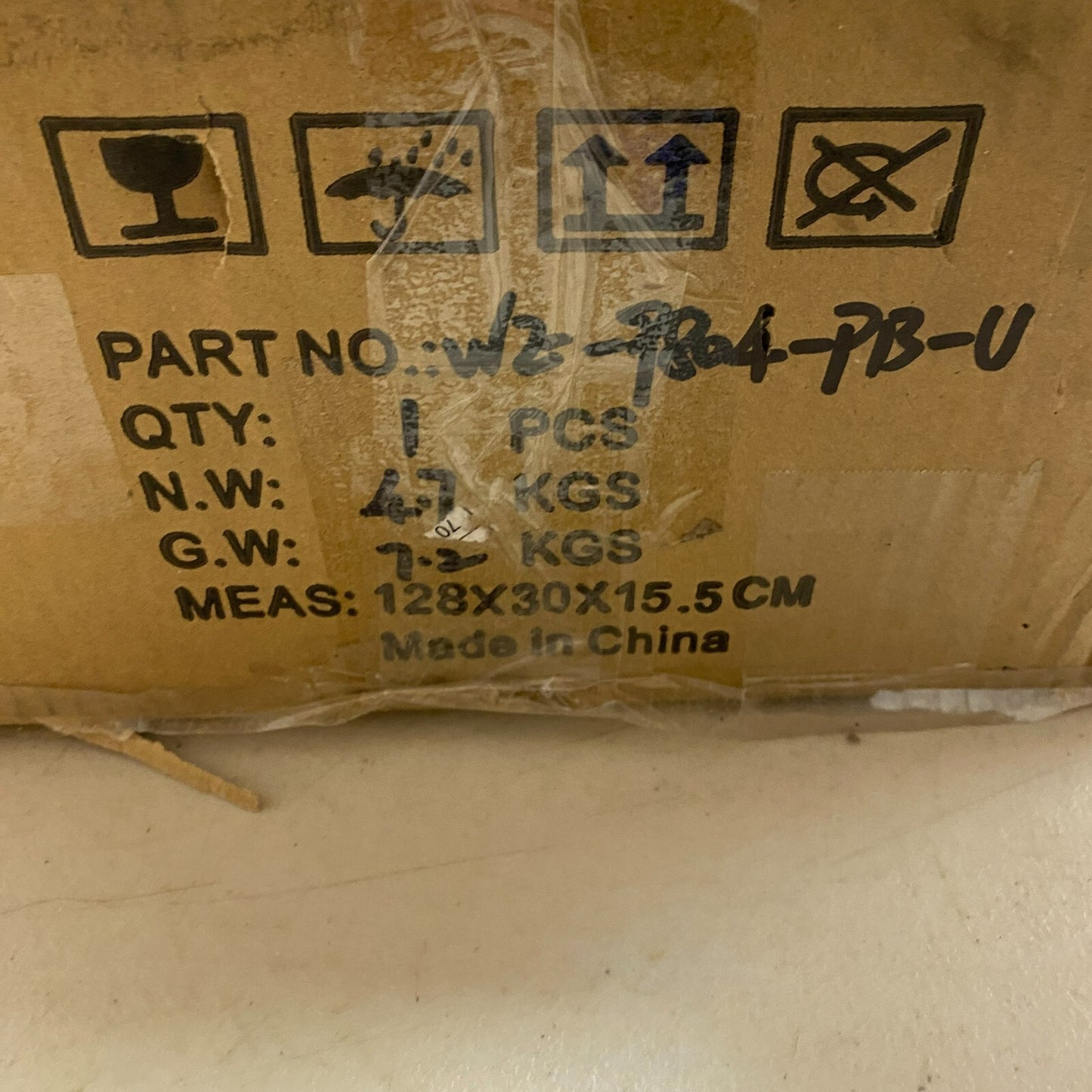 Signature Hardware Dolwick Exposed Pipe Shower and Tub Faucet - Polished Brass