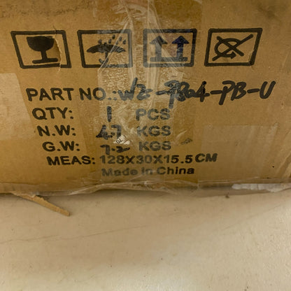 Signature Hardware Dolwick Exposed Pipe Shower and Tub Faucet - Polished Brass