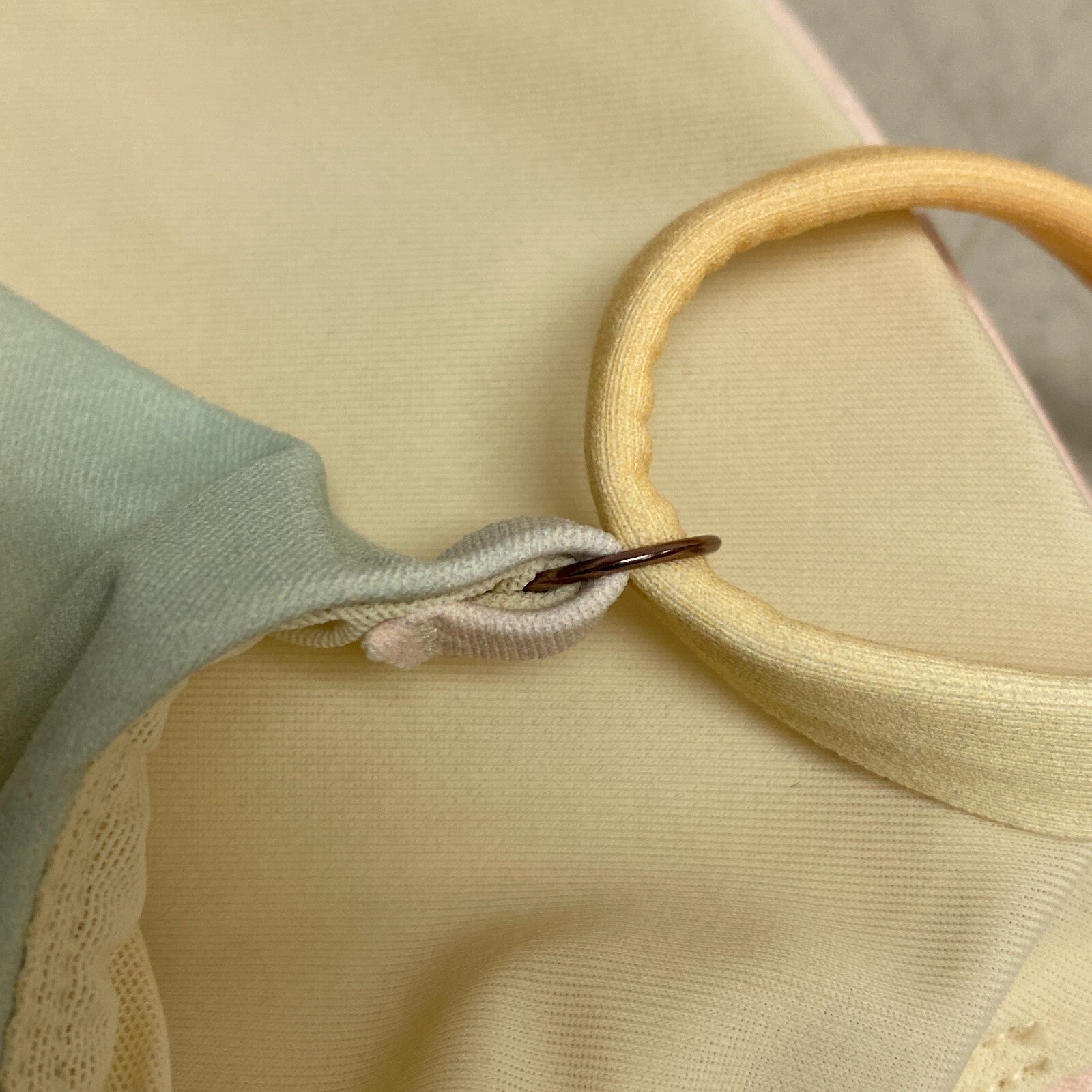 Calia Women's Swim Low Support Tie Back Bikini Top Orange Multi WSA23200PRT