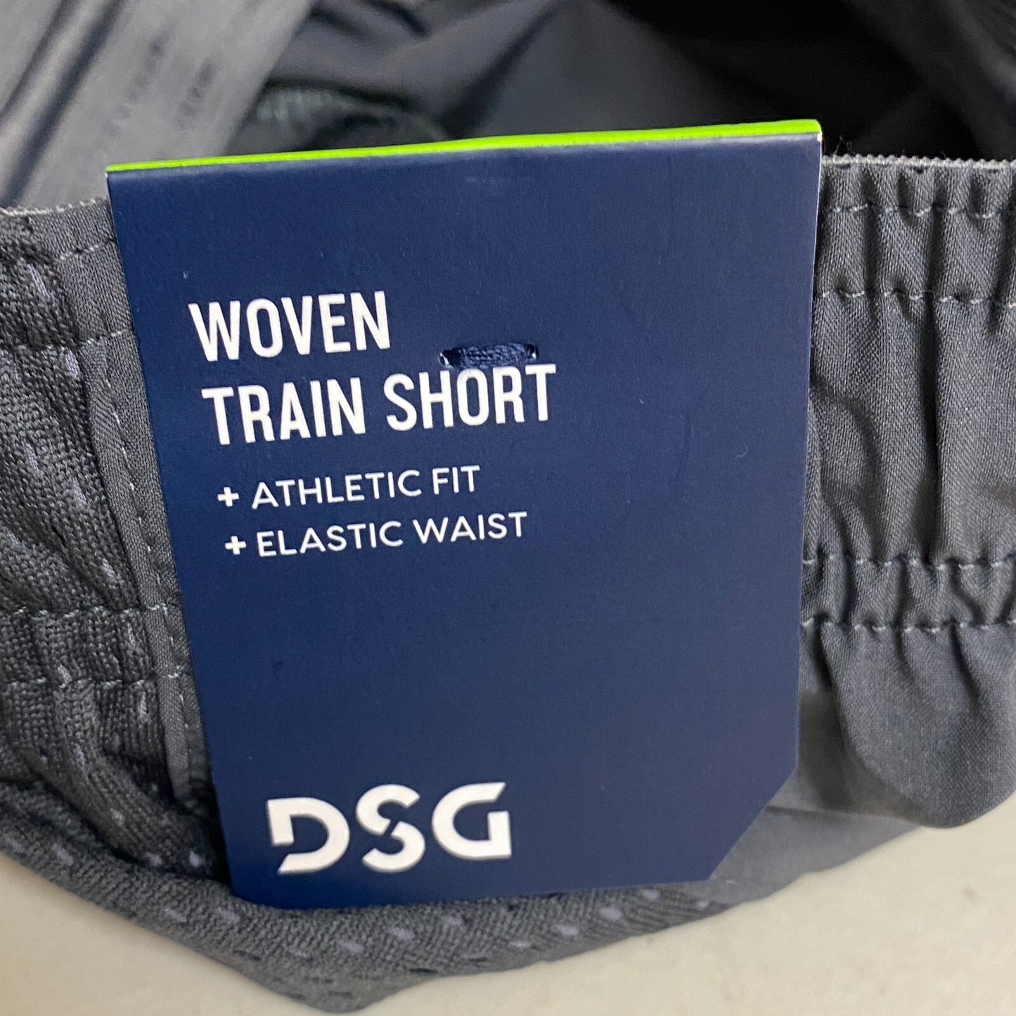 DSG Boys' Training  Woven Shorts Athletic Fit Elastic Waist Asphalt DAB12104 New
