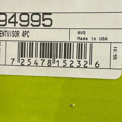 AVS 94995 Outside-Mount Window Vent Visor Set 2015–22 Colorado/Canyon Crew Cab