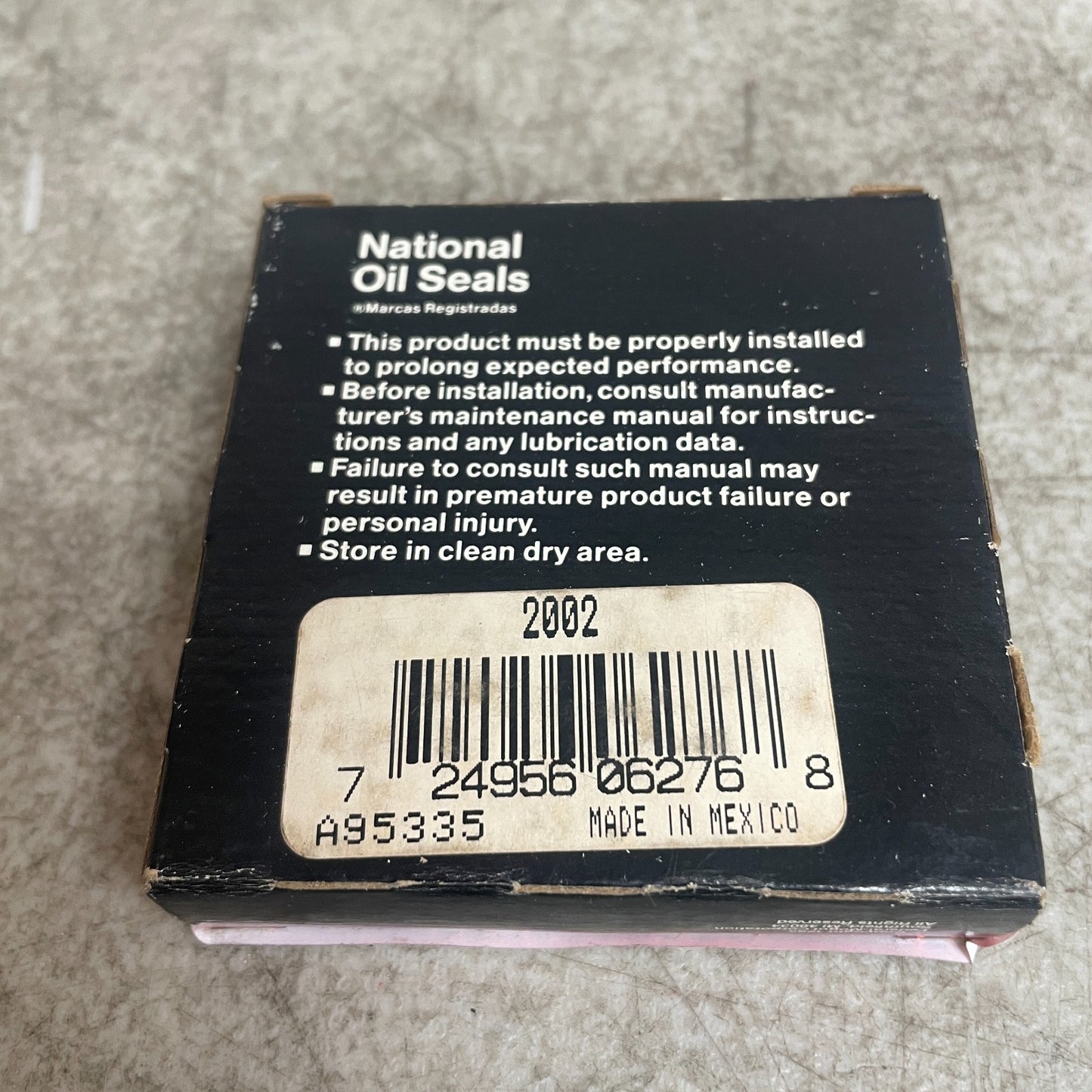 National 2002 Front Inner Wheel Seal Nitrile 1978-1986 Nissan 620 720 Pickup