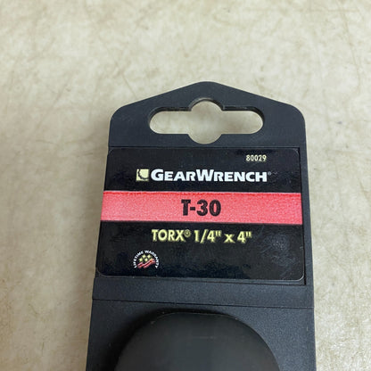 GEARWRENCH T30 4″ Torx Dual Material Screwdriver Chrome Shaft 80029