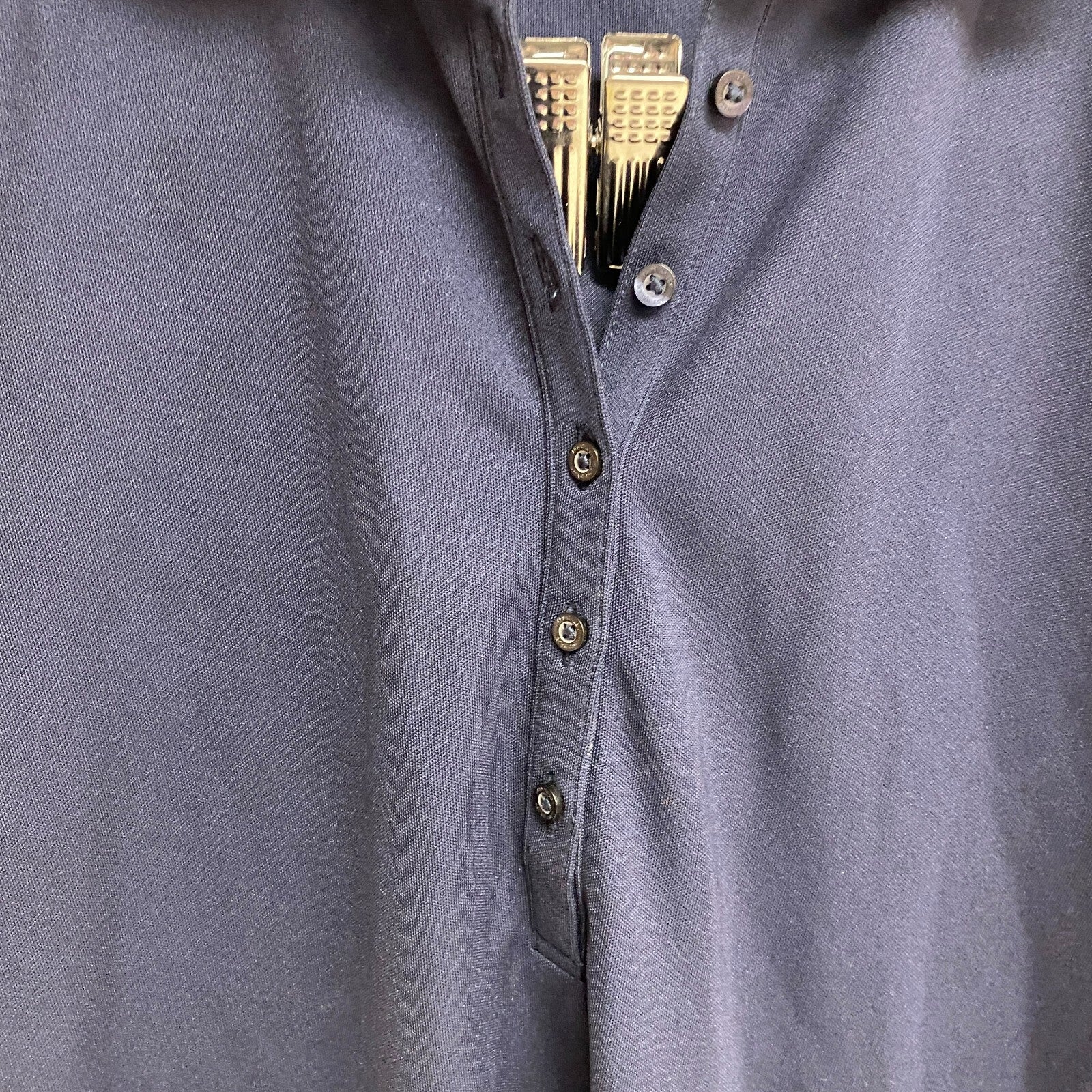 Lady Hagen Women' Print Block Short Sleeve Polo White / Dark Navy  WGH11451